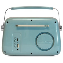 RADIO FM PORTABIL NOSTALGIA 30W CU FUNCTIE BLUETOOTH/AUX -ALBASTRU - Img 5