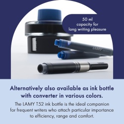 Rezerve de Cerneală Lamy T10 Albastru (Pachet cu 5 Cartușe), Compatibile cu Stilourile Lamy - Img 2