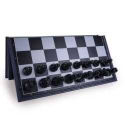 Șah magnetic Typec pliabil cu piese albe și negre - Img 5
