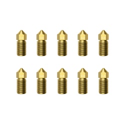 Set 10 Duze Extrudare pentru imprimanta 3D AnkerMake M5, Auriu, 0.4mm