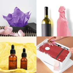 Set 120 Coli Hârtie de Tisă Colorată pentru Împachetat Cadouri și Pungi, Dimensiune 35.5 x 50.8 cm, Hârtie de Înaltă Calitate pentru Aranjamente, Proiecte DIY și Umplutură Cutii, Multicolor - Img 3