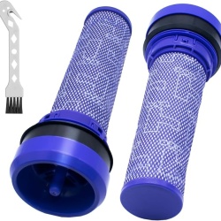 Set 2 filtre de protectie motor lavabile pentru aspiratoare Dyson DC37, DC39, DC28, DC53 Absolute / Animal, filtru HEPA conic reutilizabil, inlocuire cod Dyson 923413-01