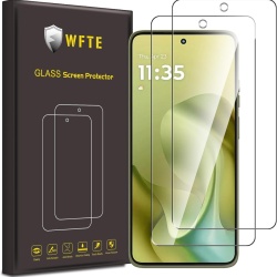 Set 2 Folii de Sticlă Securizată WFTE pentru Motorola Moto G86 / G86 5G, Duritate 9H, Rezistență la Zgârieturi și Amprente, Aplicare Fără Bule, Transparentă