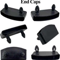 Set 20 Capace Plastice pentru Lamele Somieră Typec Home, 54x9 mm, Negru, Suporturi de Fixare pentru Șipci de Pat - Img 7