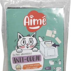 Set 3 Filtre cu Cărbune Activ împotriva Mirosurilor pentru Litiere de Pisici, Adaptabile pentru Orice Tip de Toaletă, Dimensiune 15 x 20 cm, Eficiență până la 4 Săptămâni - Img 3