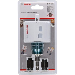 Set carota 68mm Bosch Progressor for Wood and Metal plus adaptor PowerChange Plus - Img 2