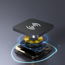 Set Choetech 2x Qi 10W incarcator wireless (2 colors, black and white) + cabluri 1.2m USB (T511-S black / white) - Img 7