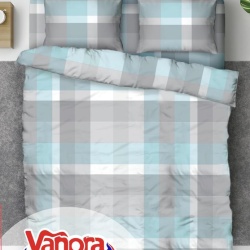 Set de pat king size bumbac,92gsm,Square