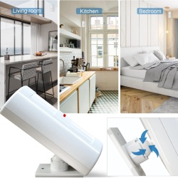 Sistem de alarma 4G din 17 piese, telecomandă fara fir prin apel/SMS cu alarma sirena 120DB, senzor de usa, senzor anti-animale de companie pentru casa, apartament, garaj - Img 5