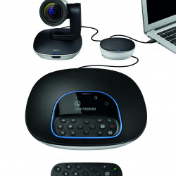 Sistem Videoconferinta Logitech GROUP 960-001057 , Full HD, Negru