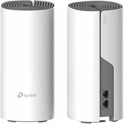 Sistem Wi-Fi Mesh TP-Link Deco E4 (2-pack) AC1200 cu acoperire completa pentru casa