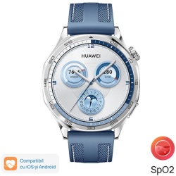 Smartwatch Huawei GT5 46MM, Blue, Blue Woven Strap - Img 3