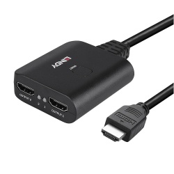 Splitter HDMI 4K@60Hz, 1in/2 out, Lindy 38356 - Img 5