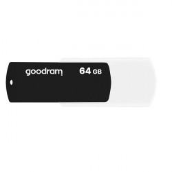 Stick USB Goodram pendrive 64 GB USB 2.0 20 MB/s (rd) - 5 MB/s (wr) flash drive black and white (UCO2-1280KWR11)