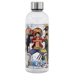 Sticla de apa reutilizabila Stor One Piece 850 ml, din plastic fara BPA, dop metalic etans, pentru scoala, sport si birou