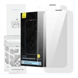 Sticla securizata Baseus Corning pentru iPhone 14 Pro cu filtru de praf incorporat
