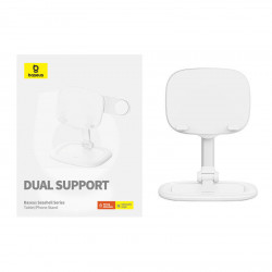 Suport pentru tableta/telefon Baseus Seashell (alb) - Img 2