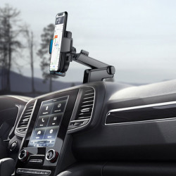 Suport telefon Joyroom pentru montare auto cu brat reglabil pentru tabloul de bord,negru - Img 4