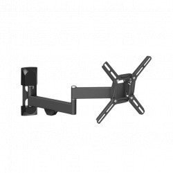 Suport TV de perete Barkan 2400.B, reglabil, 13"-43", Negru
