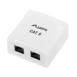 SURFACE-MOUNT BOX CAT.6 UTP Lanberg