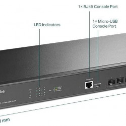 Switch TP-Link TL-SX3008F, JetStream 8-Port 10GE SFP+ L2+ Managed