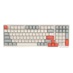 Tastatura de gaming wireless Darmoshark K7 PRO EF switch (alba)