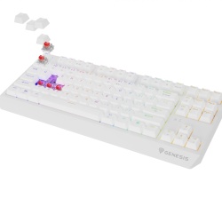 Tastatura WS Genesis Thor 230 TKL R alb - Img 2