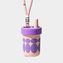 Termos Chako Lab Bobo Vacuum Cup 485ml cu izolatie dubla,mov