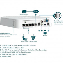 TPL VIGI 4 CH POE+ NW VIDEO RECORDER - Img 3