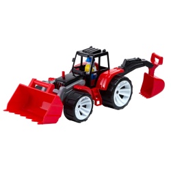 TRACTOR BAMS 2 CU 2 CUPE NEGRU ROSU - Img 2