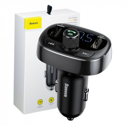 Transmitator FM Baseus tip T S-09 Bluetooth (negru)