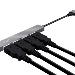 Trust Halyx Aluminium 4 Mini USB Hub - Img 12