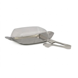 Untiera din metal cu capac și clește, design modern