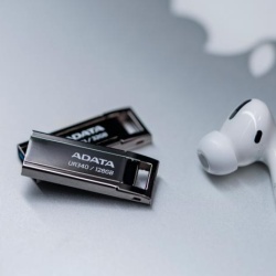USB ADATA UR340 64GB BLACK METALIC - Img 9