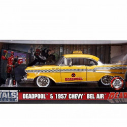 YELLOW TAXI CHEVY 1957 DEAD POOL SCARA 1 LA 24