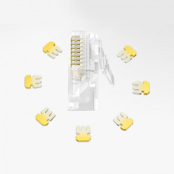 10 Mufe RJ45 Ugreen 8P8C Cat 6 transparent (50961) - Img 5