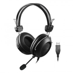 A4Tech Headphones HU-35 Stereo USB Black
