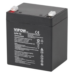 ACUMULATOR STATIONAR AGM VRLA 12V 4AH VIPOW - Img 2