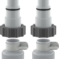 Adaptor furtun piscină Tip A și B compatibil Intex, pentru pompă de filtrare cu conexiune filetată