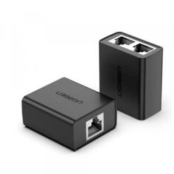Adaptor Retea UGREEN CM210, RJ45 - 2 x RJ45, Negru