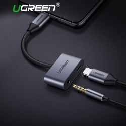 Adaptor UGREEN USB-C la USB-C si jack 3.5mm - Img 2