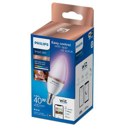 Bec LED RGB inteligent Philips, lumanare