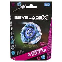 BEYBLADE X LET IT RIP SET LANSATOR SI ROATA HURRICANE ENLIL IS 7-55T