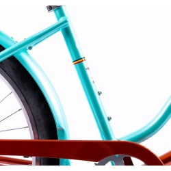 Bicicleta Pegas Strada 2, 26 inch, cadru aluminiu, maro/verde - Img 12