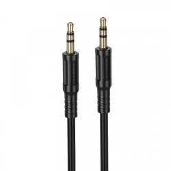 Cablu Audio 3.5mm - 3.5mm Borofone BL25 Nice, 1m, Negru