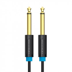 Cablu audio 6.35mm TS 5m Vention BAABJ negru - Img 2
