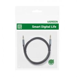 Cablu audio Ugreen minijack unghiular AUX 3,5 mm 2m albastru (AV112) - Img 2