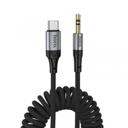 Cablu Audio USB-C - 3.5mm HOCO UPA33B, 1.5m, Negru