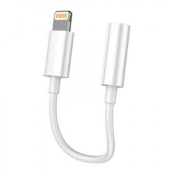 Cablu AUX Vipfan L07 Lightning la mini jack de 3,5 mm, 10 cm (alb) - Img 3