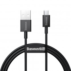 Cablu Baseus Superior Series USB la micro USB, 2A, 1m (negru)